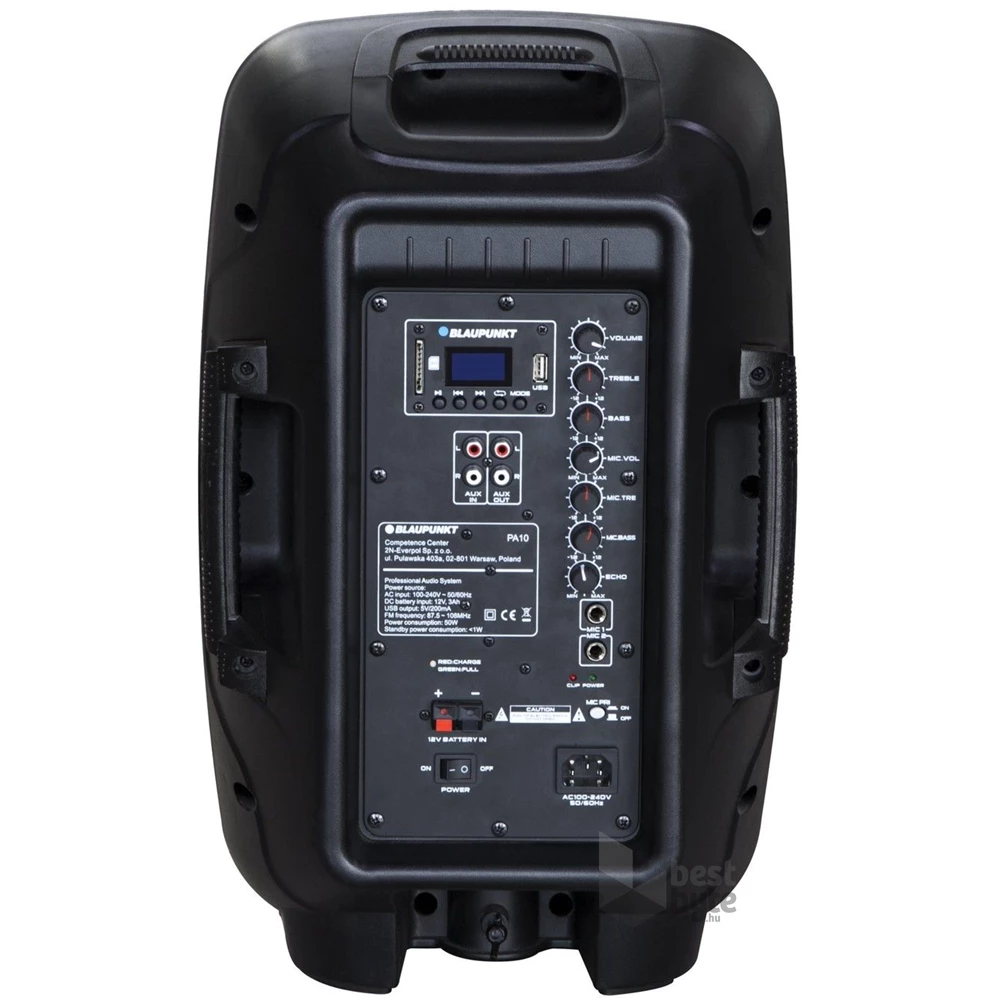 Blaupunkt PA10 Bluetooth party hangszóró 600W