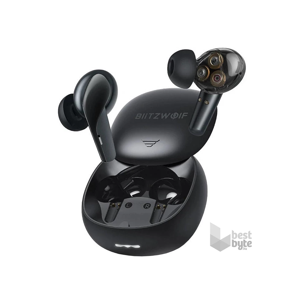 Blitzwolf BW-FYE15 True Wireless Bluetooth fekete fülhallgató