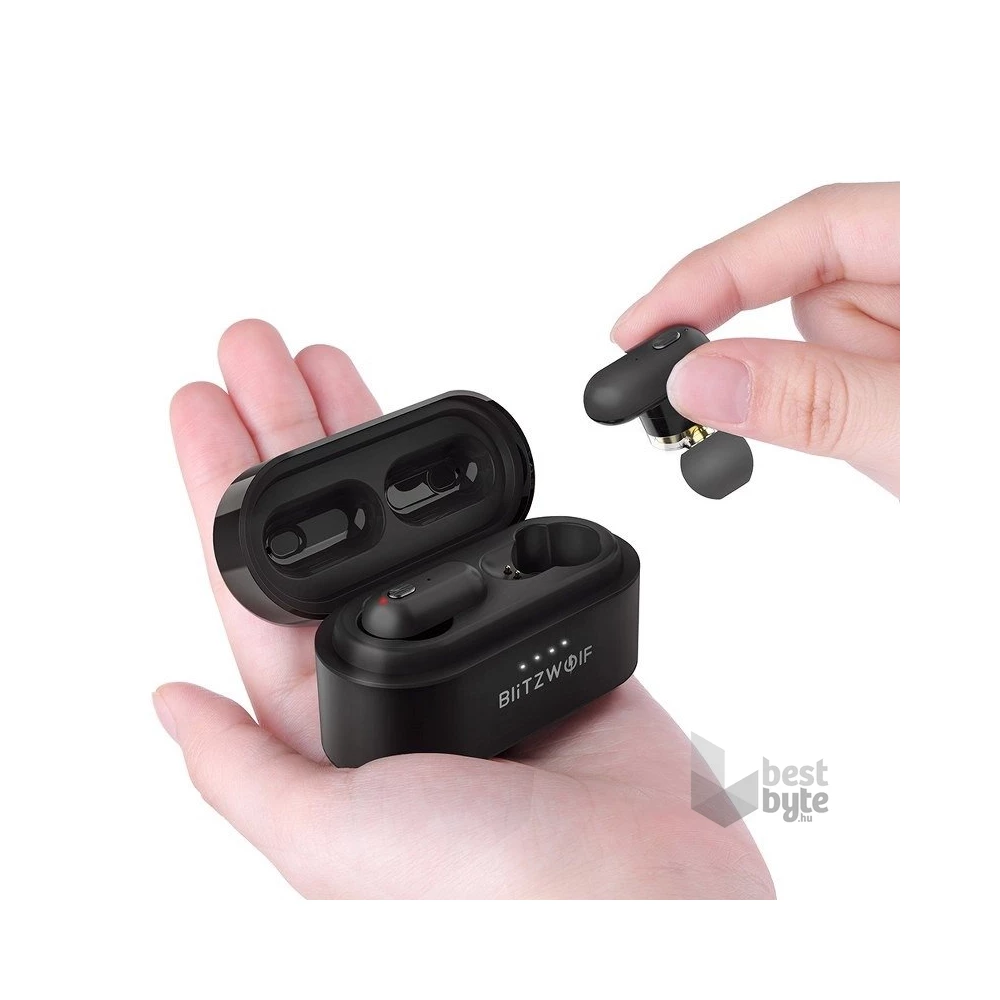 BlitzWolf BW-FYE7 True Wireless Bluetooth fekete fülhallgató