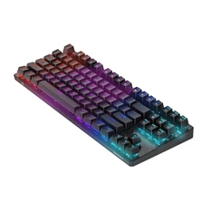 BlitzWolf BW-KB2 Black-Blue RGB fekete mechanikus (blue switch) gamer billentyűzet, angol