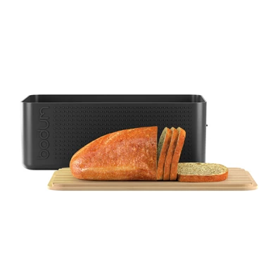 Bodum Bistro 11555-01 fekete nagy kenyértartó