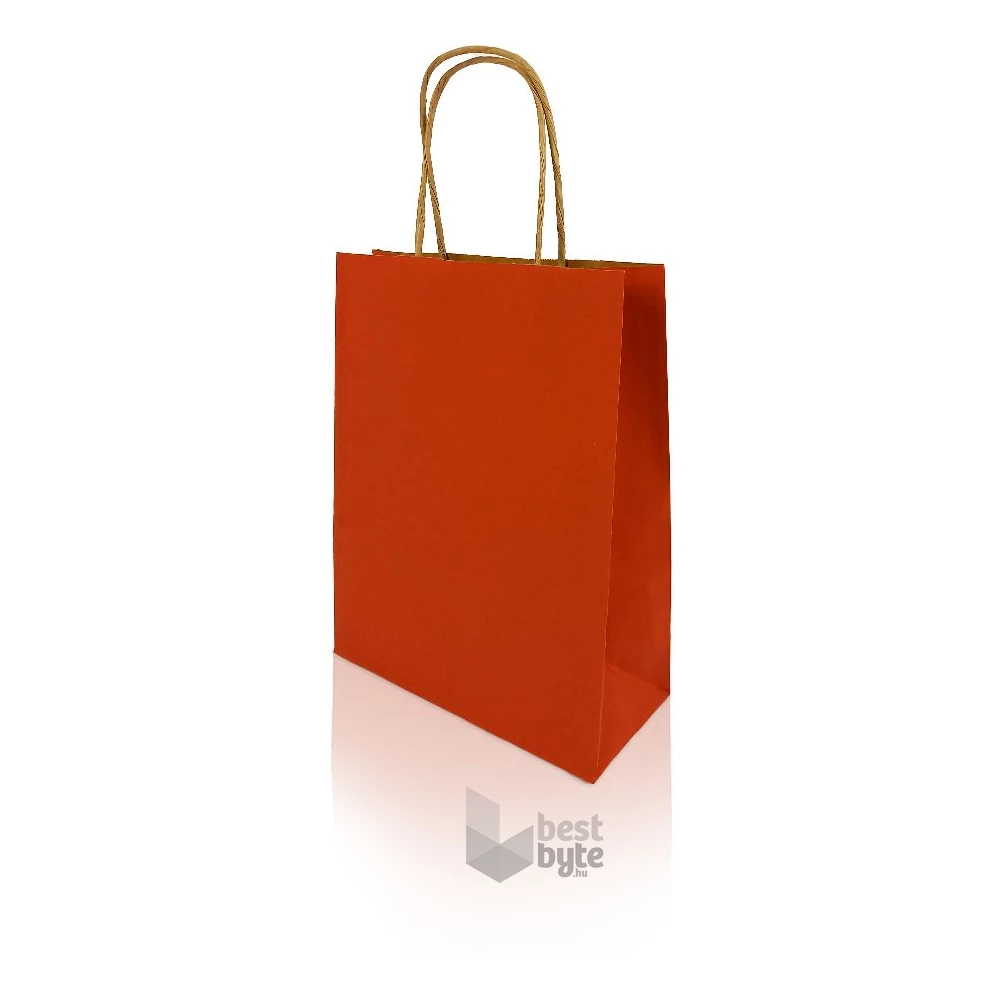 Bong h-GREEN L 32x42x15cm piros papírtáska
