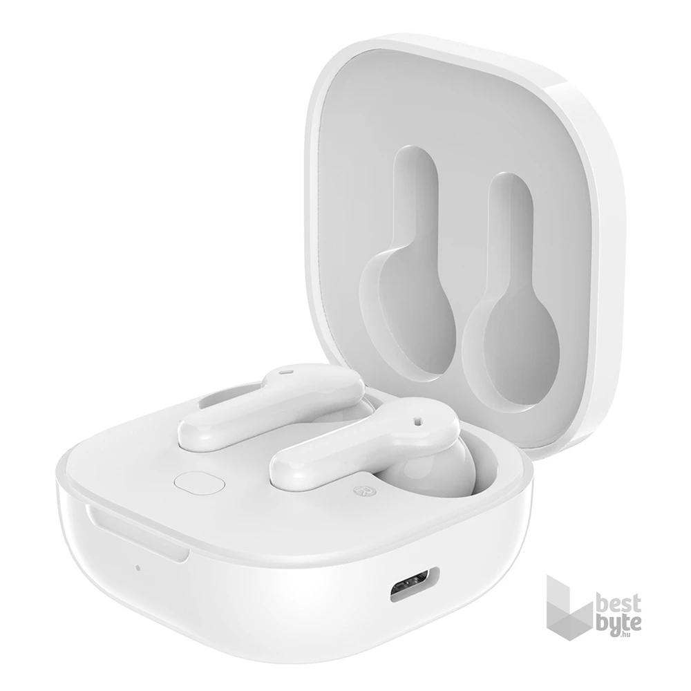 Boompods Bassline Compact True Wireless Bluetooth fehér fülhallgató