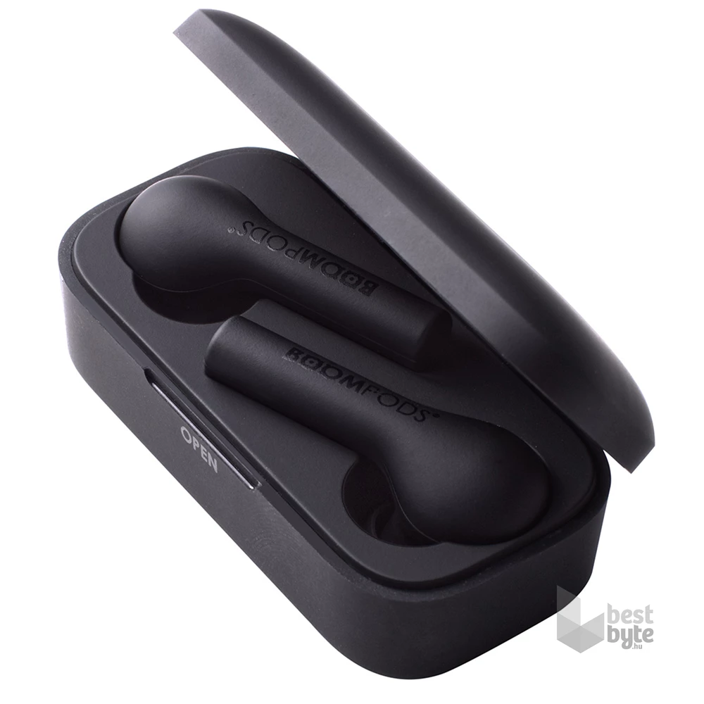 Boompods Bassline True Wireless Bluetooth fekete fülhallgató