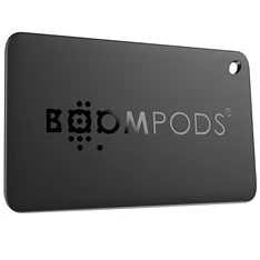 Boompods Boomcard fekete bluetooth tracker tag