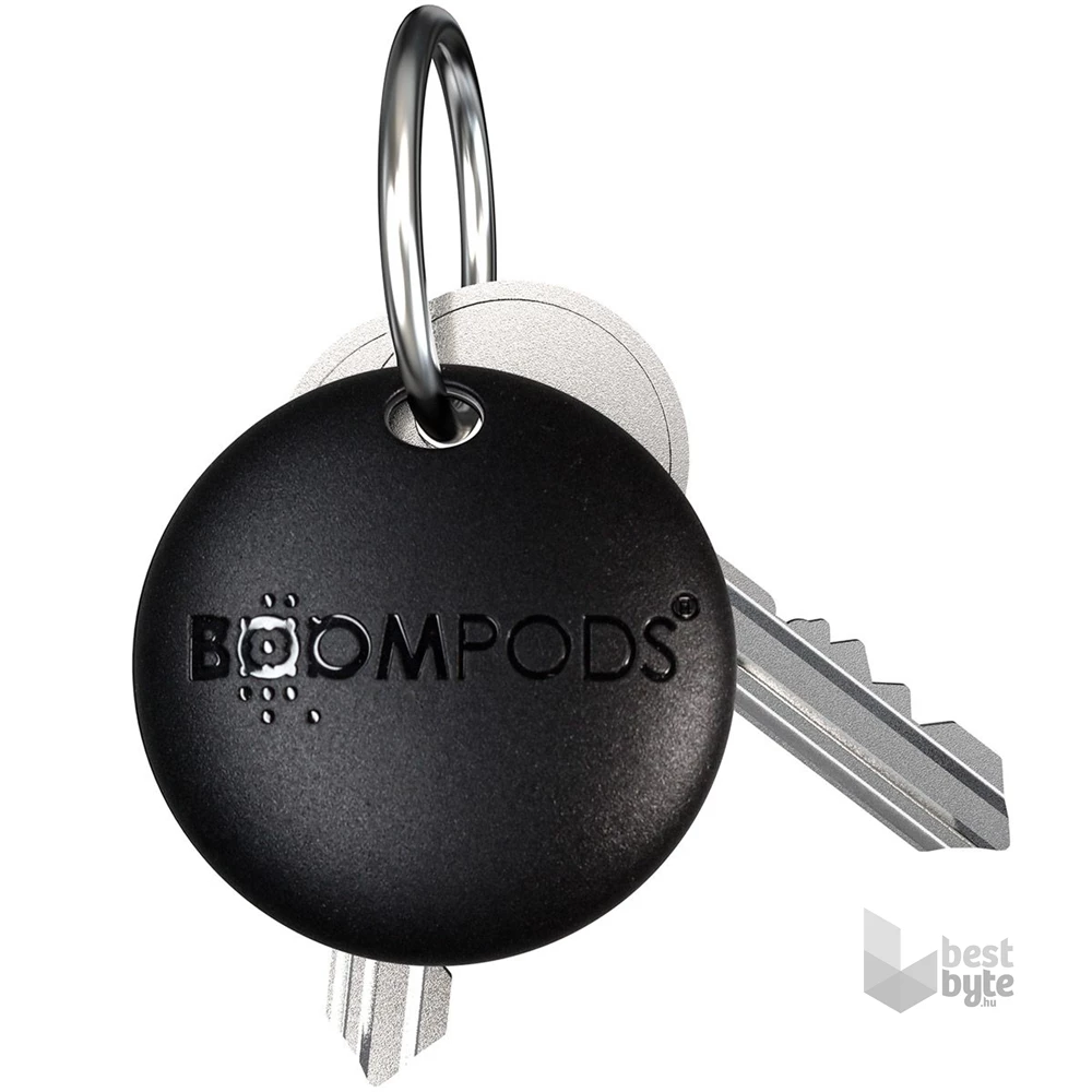 Boompods Boomtag fekete bluetooth tracker tag