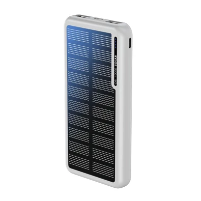 Boompods Obi Solar fehér 10 000 mAh powerbank