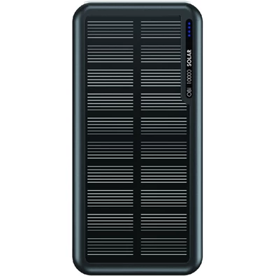 Boompods Obi Solar fekete 10 000 mAh powerbank