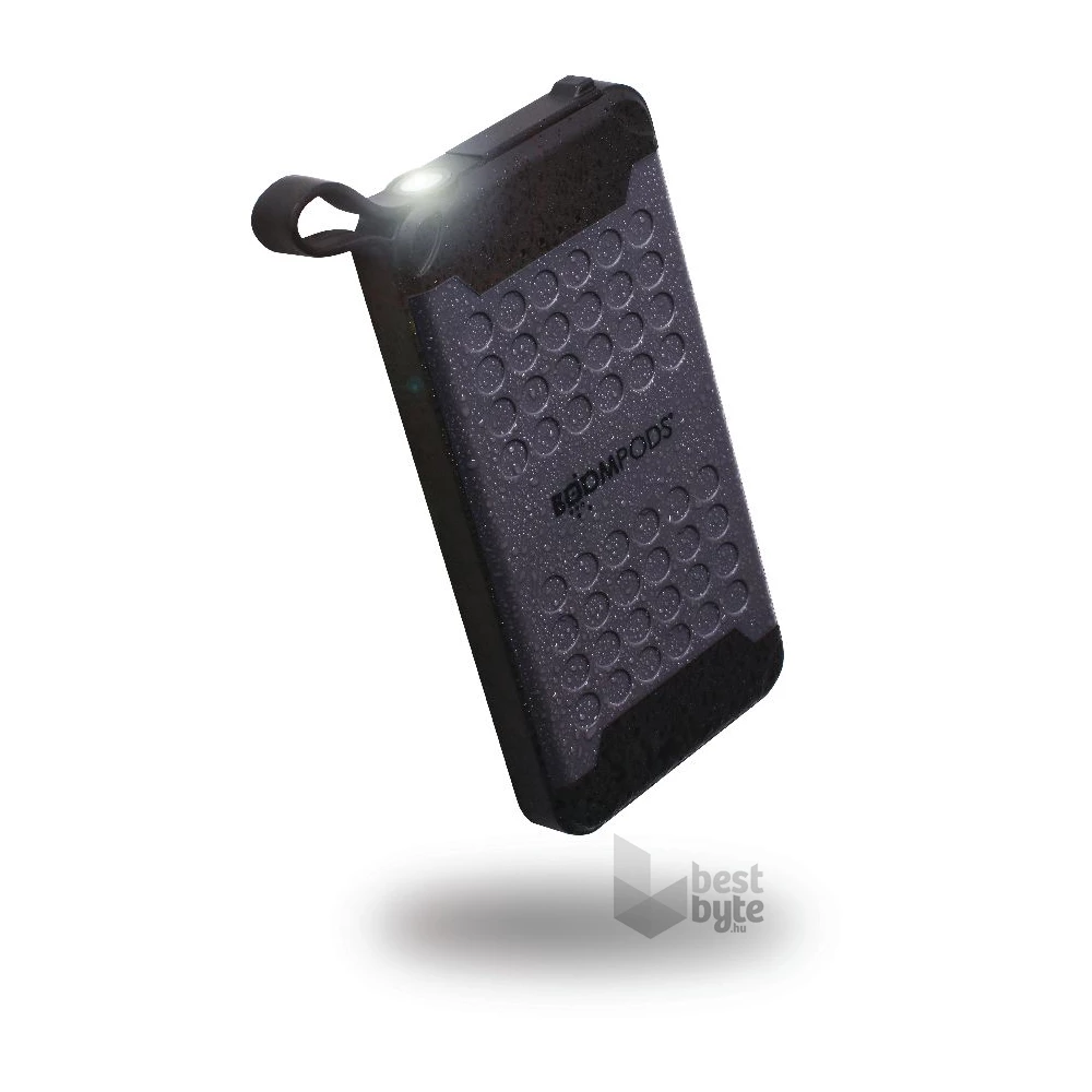 Boompods Powerboom X Waterproof szürke 10 000 mAh vízálló powerbank