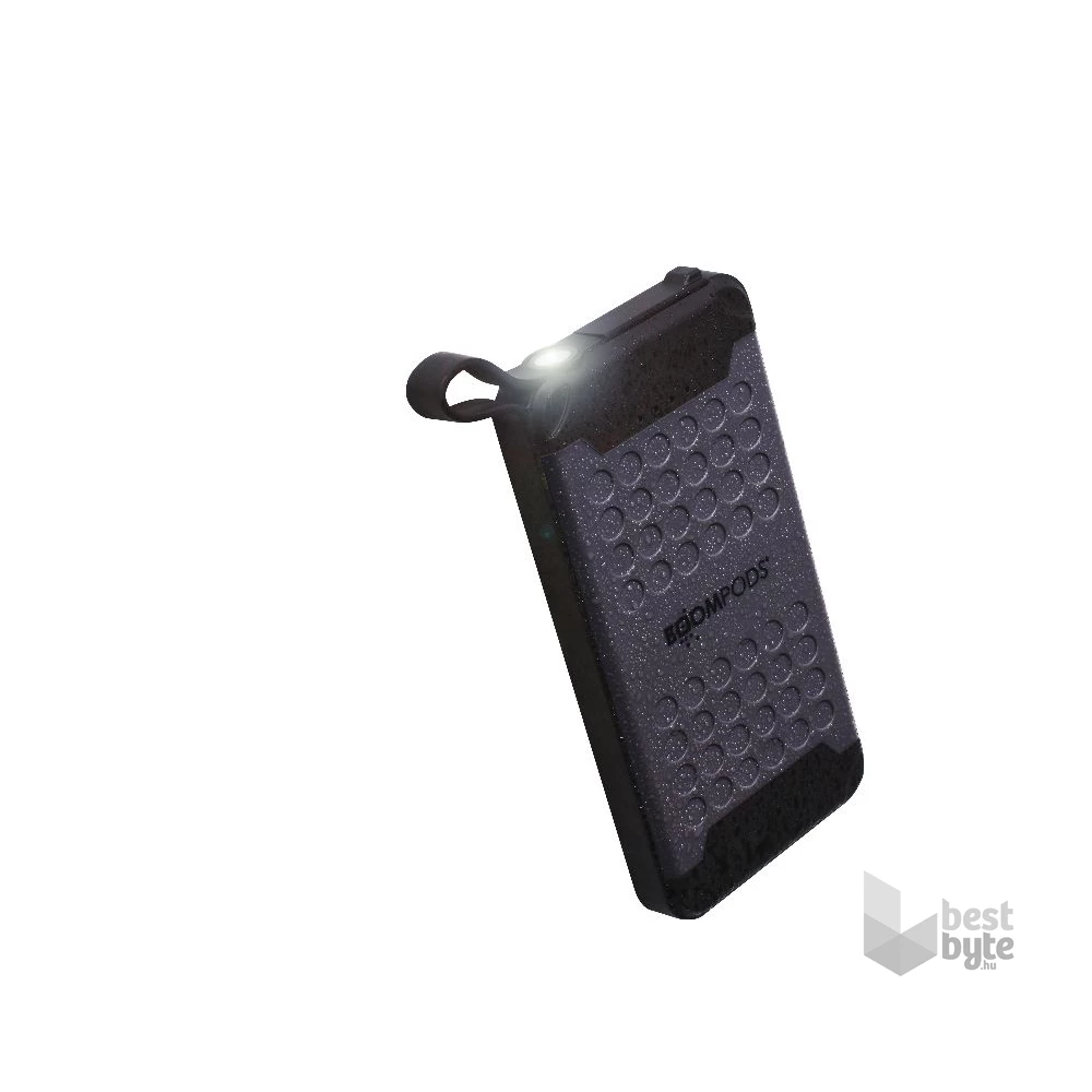 Boompods Powerboom X Waterproof szürke 10 000 mAh vízálló powerbank