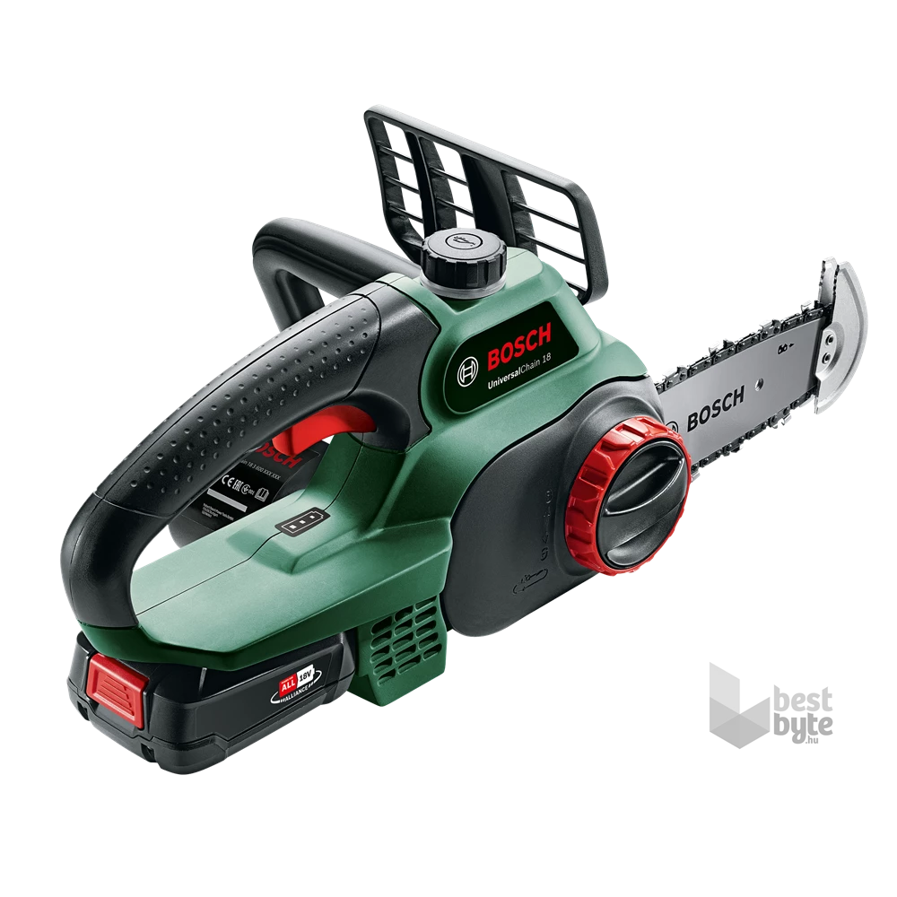Bosch 06008B8000 Chain Saw UniversalChain 18 akkumulátoros láncfűrész