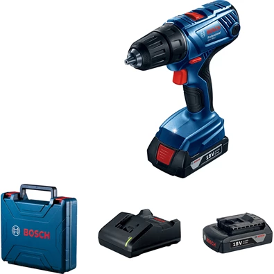 Bosch 06019F8109 GSR 180-LI 2 kofferben akkumulátoros fúró-csavarozó