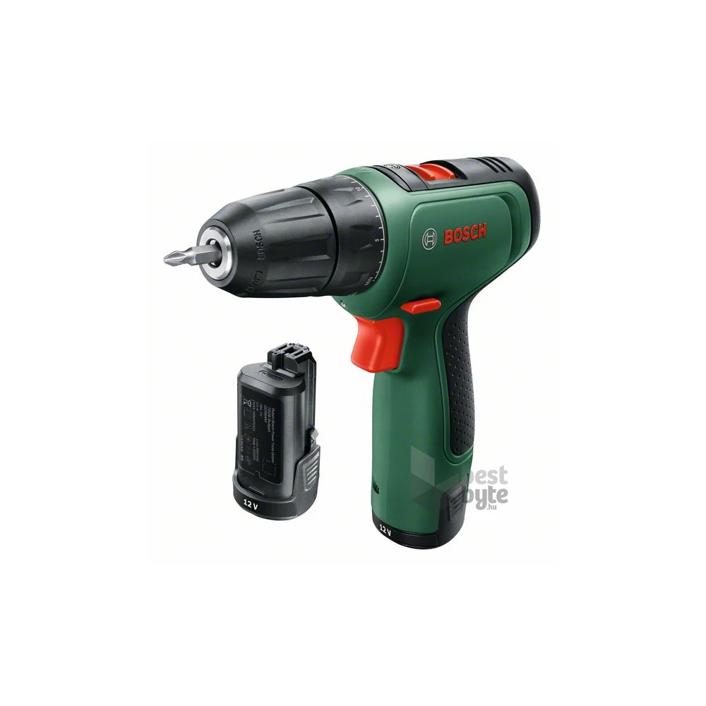 Bosch 06039D3007 EasyDrill 1200 2x1,5Ah akkus fúró-csavarozó készlet