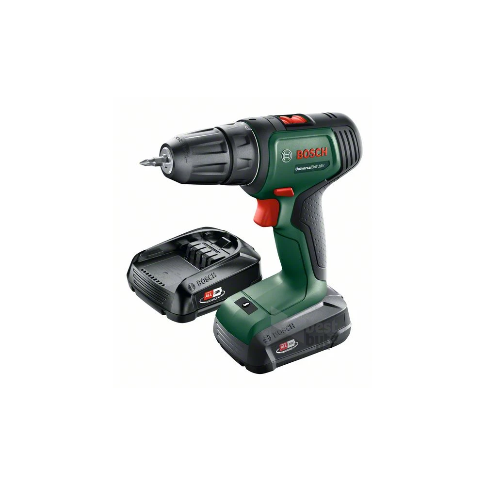 Bosch 06039D4002 Universaldrill 18V 2x1,5Ah kofferban akkus fúró-csavarozó