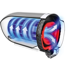 Bosch BBH32101 Flexxo 2 az 1-ben éjfekete akkumulátoros álló porszívó