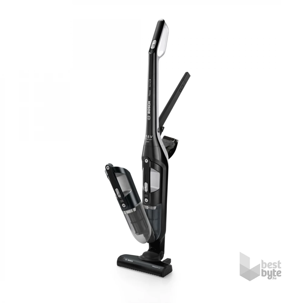 Bosch BBH32101 Flexxo 2 az 1-ben éjfekete akkumulátoros álló porszívó