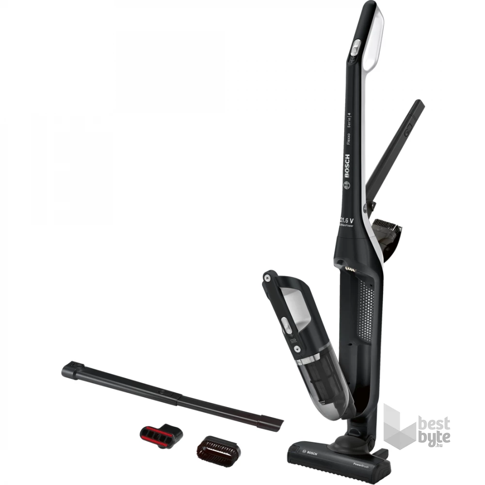 Bosch BBH32101 Flexxo 2 az 1-ben éjfekete akkumulátoros álló porszívó