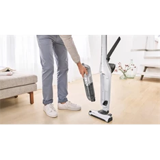 Bosch BBH3ALL28 Flexxo Gen2 2 az 1-ben fehér-ezüst vezeték nélküli álló porszívó
