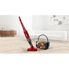Bosch BBHF214R 2 az 1-ben akkumulátoros piros álló porszívó