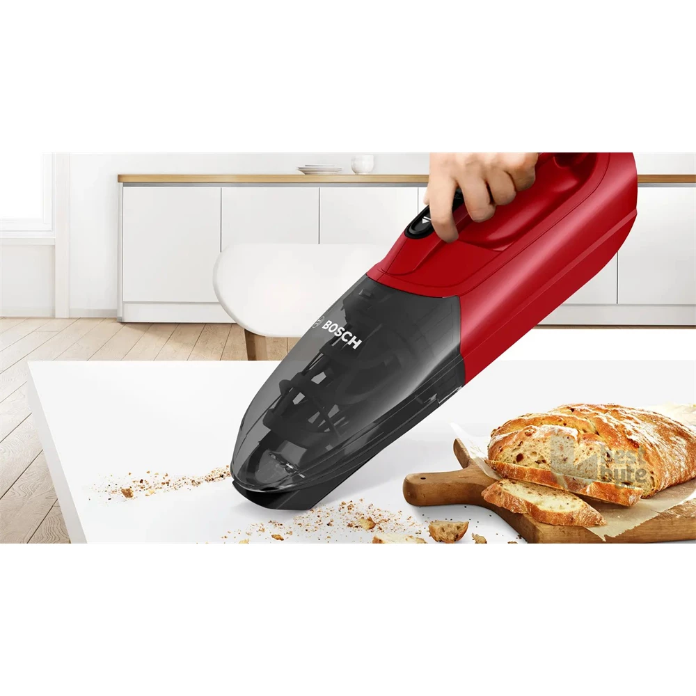 Bosch BBHF214R 2 az 1-ben akkumulátoros piros álló porszívó