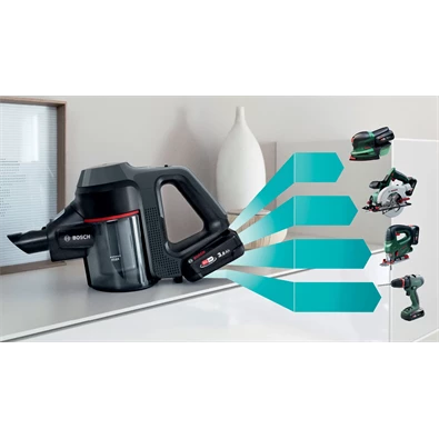 Bosch BBS712A Unlimited 7 grafitszürke vezeték nélküli porszívó