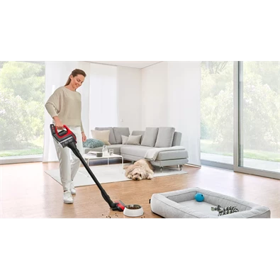 Bosch BBS8214PET Unlimited Gen2 ProAnimal vörös vezeték nélküli álló porszívó