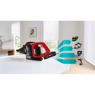 Bosch BBS8214PET Unlimited Gen2 ProAnimal vörös vezeték nélküli álló porszívó