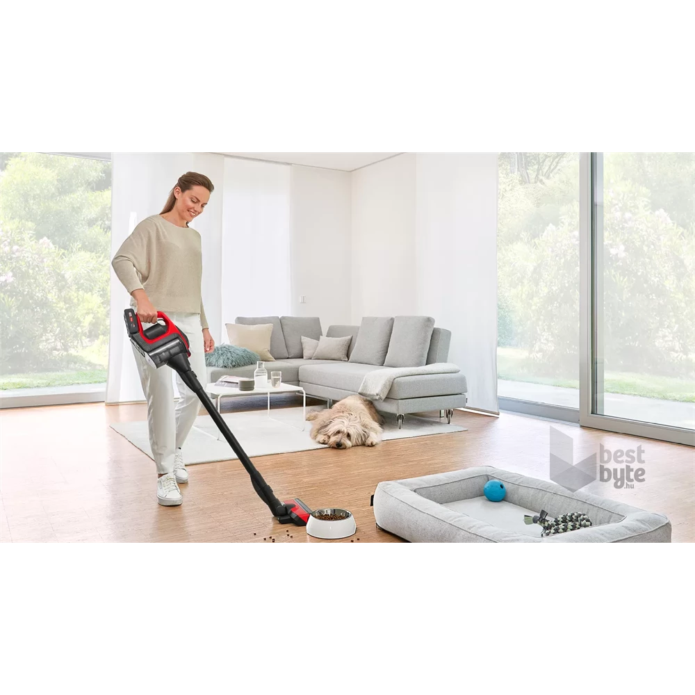 Bosch BBS8214PET Unlimited Gen2 ProAnimal vörös vezeték nélküli álló porszívó