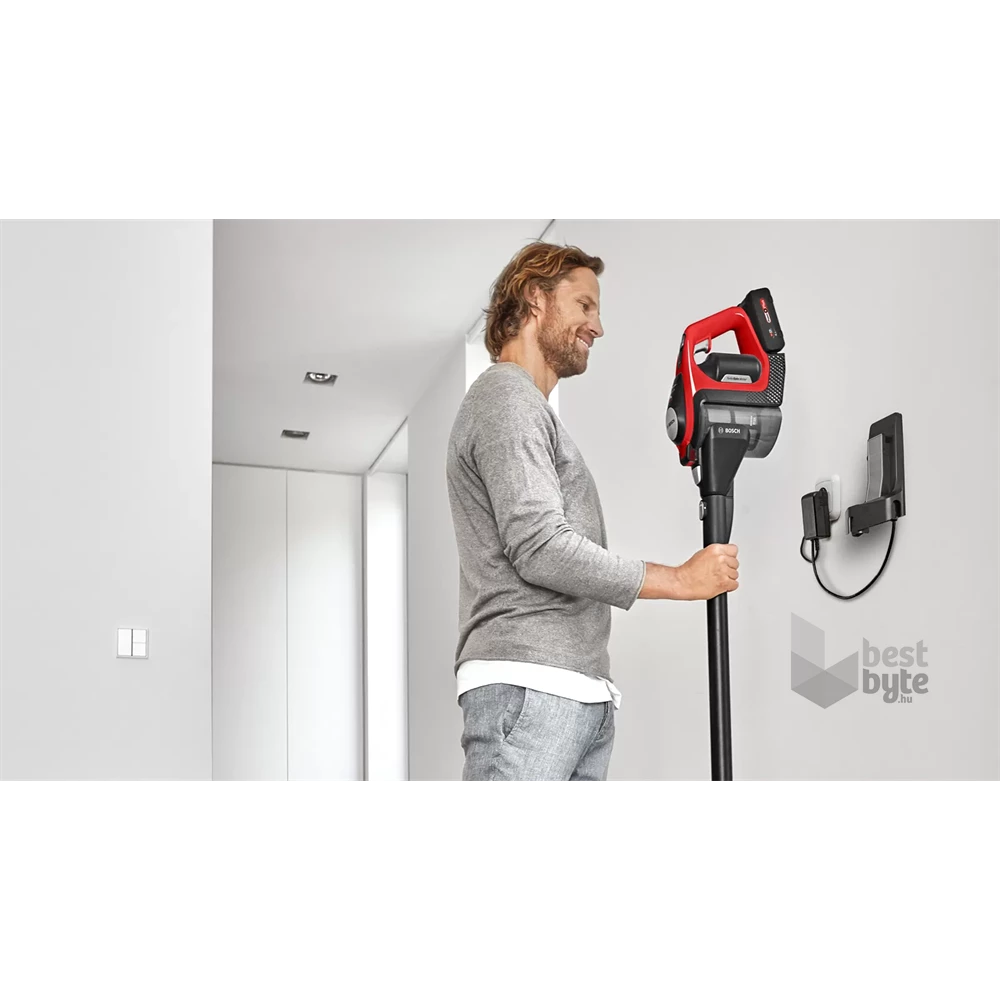 Bosch BBS8214PET Unlimited Gen2 ProAnimal vörös vezeték nélküli álló porszívó