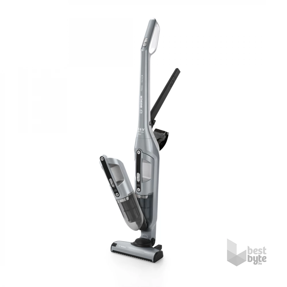 Bosch BCH3P210 Flexxo 2 az 1-ben szürke vezeték nélküli porszívó