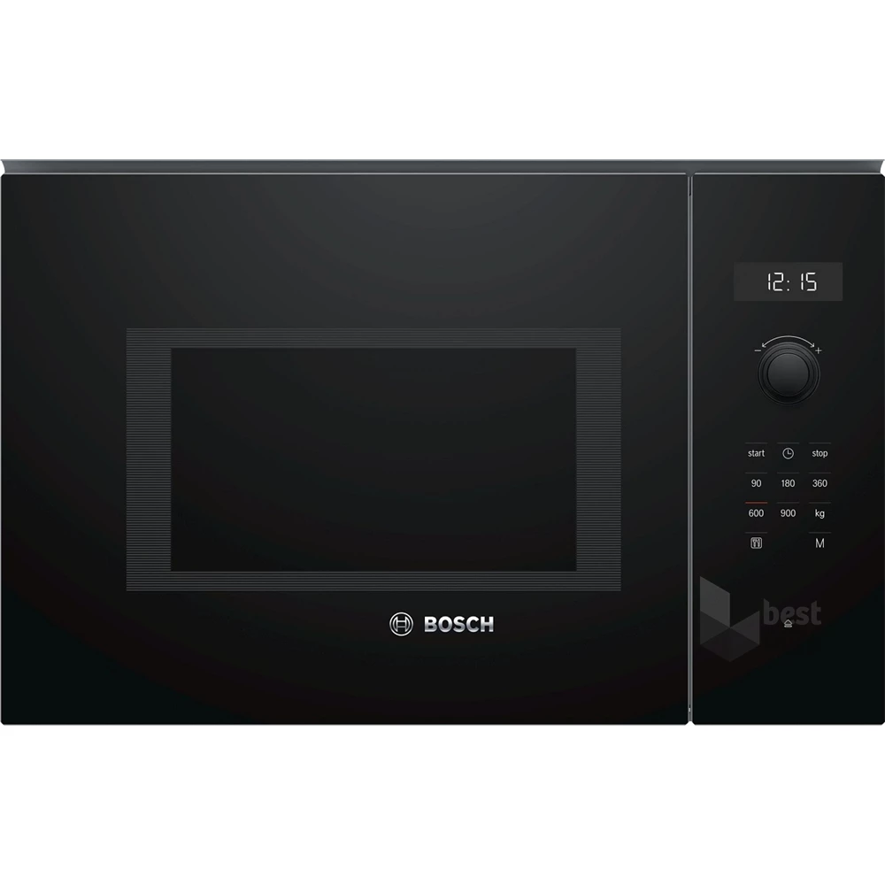 Bosch BFL554MB0 900W 25L fekete beépíthető mikrohullámú sütő