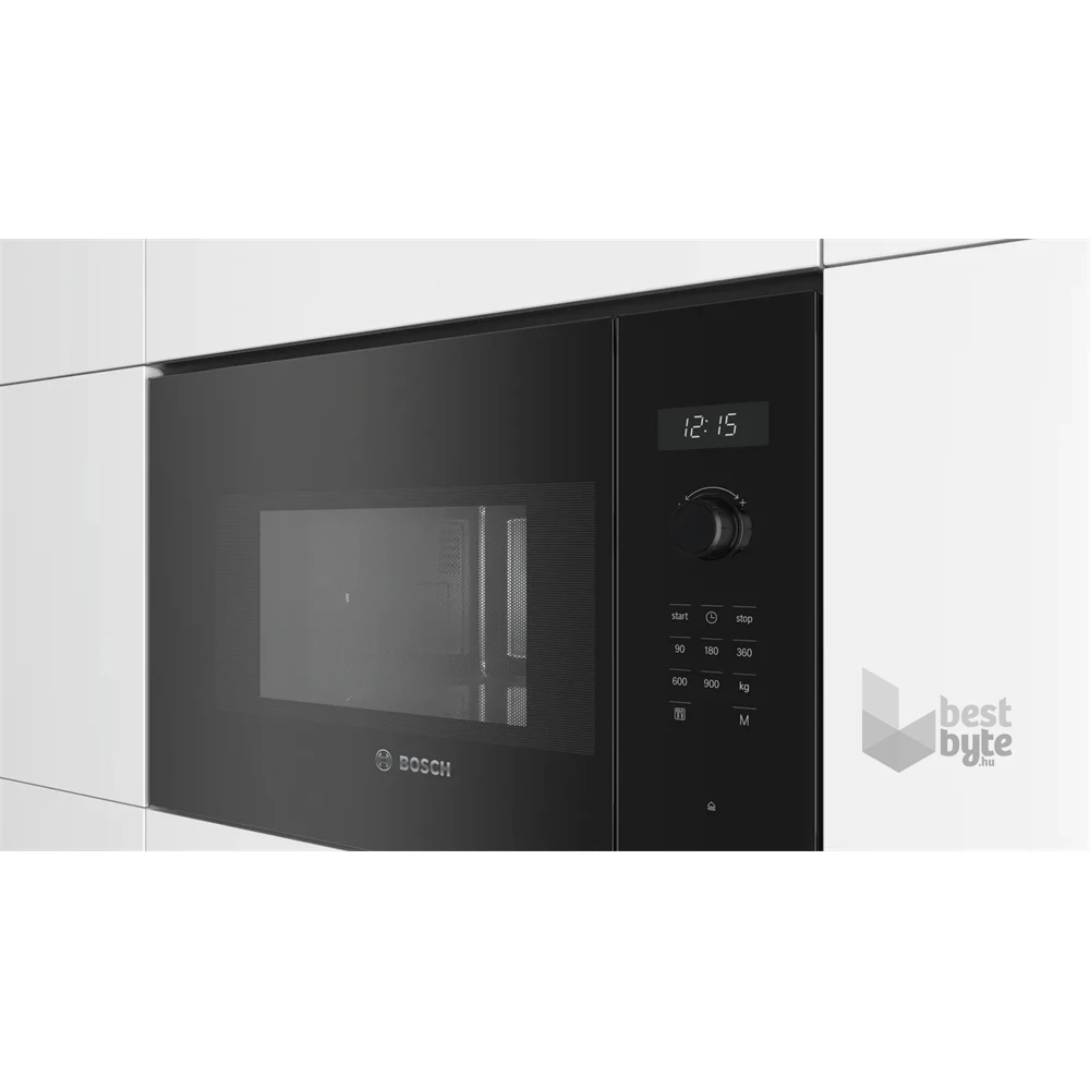 Bosch BFL554MB0 900W 25L fekete beépíthető mikrohullámú sütő