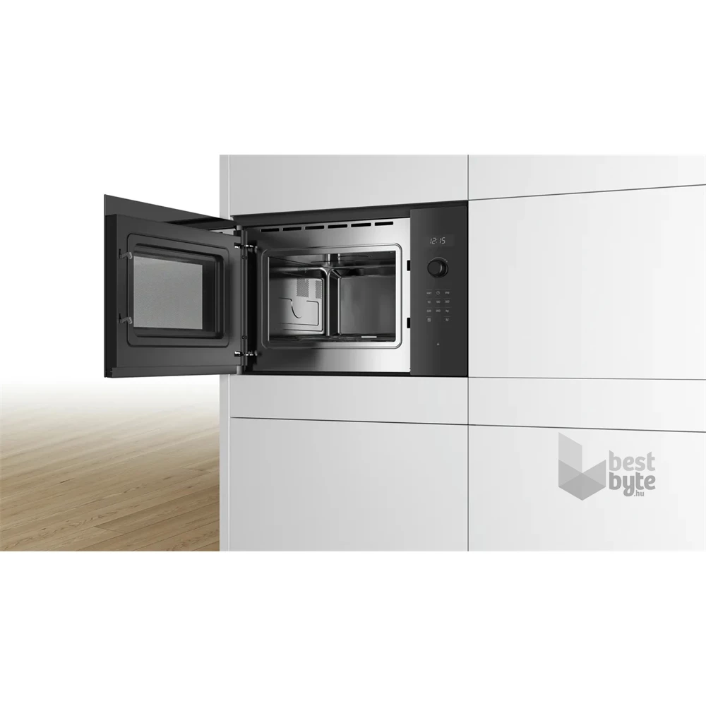 Bosch BFL554MB0 900W 25L fekete beépíthető mikrohullámú sütő