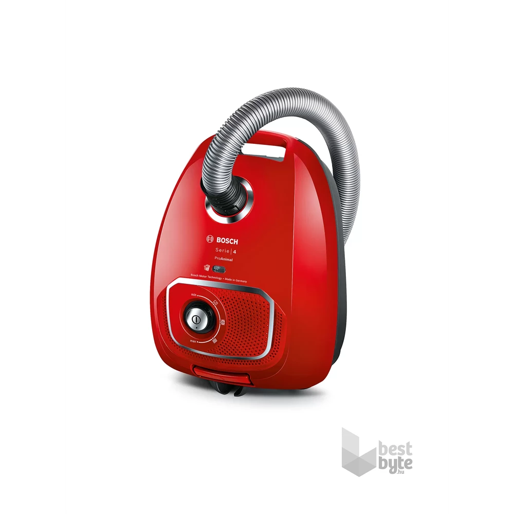 Bosch BGLS4PET2 Serie 4 ProAnimal vörös porzsákos porszívó (Újszerű)