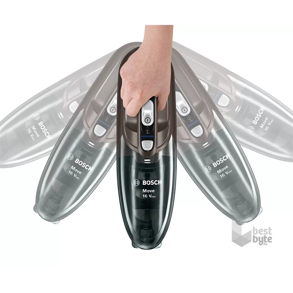 Bosch BHN16L akkumulátoros grafitszürke morzsaporszívó