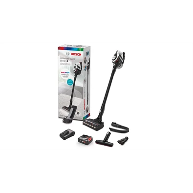 Bosch BSS8224 Unlimited Gen2 fekete-fehér vezeték nélküli álló porszívó