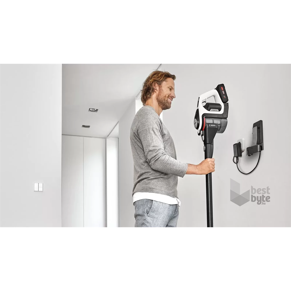 Bosch BSS8224 Unlimited Gen2 fekete-fehér vezeték nélküli álló porszívó