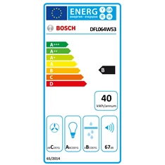 Bosch DFL064W53 kihúzható páraelszívó