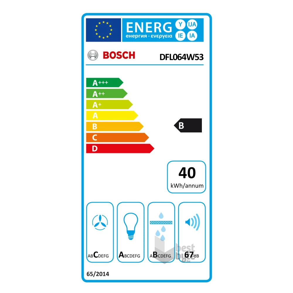 Bosch DFL064W53 kihúzható páraelszívó
