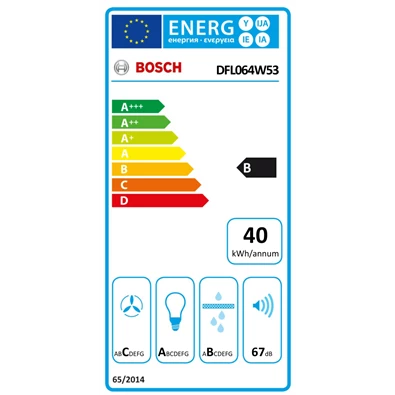 Bosch DFL064W53 kihúzható páraelszívó