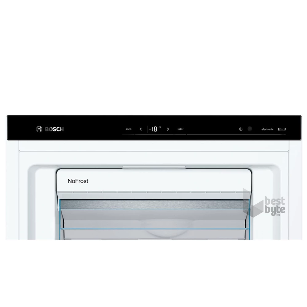 Bosch GSN58AWEV Fagyasztó: 365L, No Frost fagyasztószekrény
