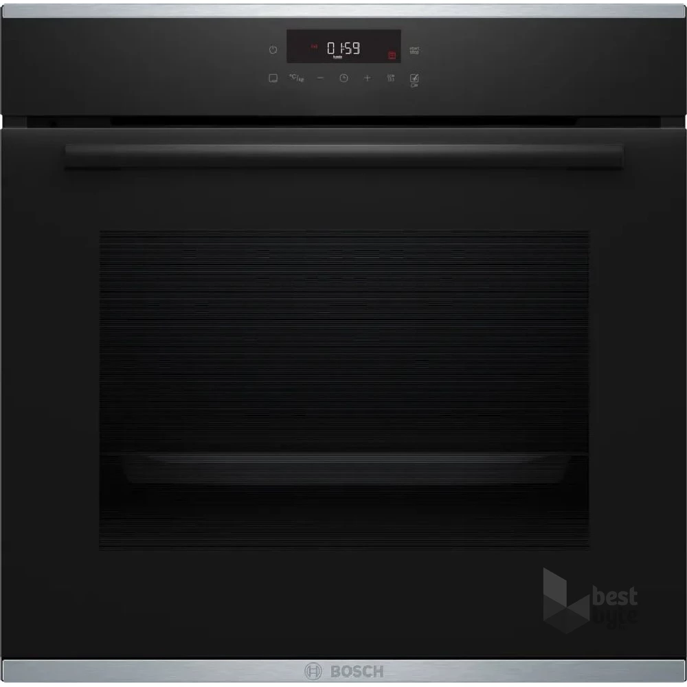 Bosch HBA272BB0 fekete, beépíthető, sütőtér: 71L, légkeverés, sütő