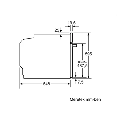 Bosch HBA534EB3 beépíthető fekete sütő