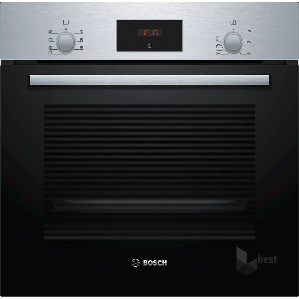 Bosch HBF133BR0 inox, beépíthető, sütőtér: 66L, grill, sütő