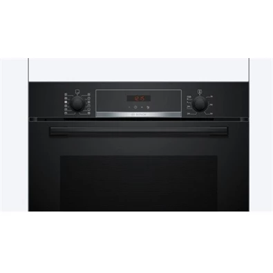Bosch HQA574BB3 fekete, beépíthető, sütőtér: 71L, grill, légkeverés, sütő