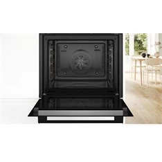 Bosch HQA574BB3 fekete, beépíthető, sütőtér: 71L, grill, légkeverés, sütő