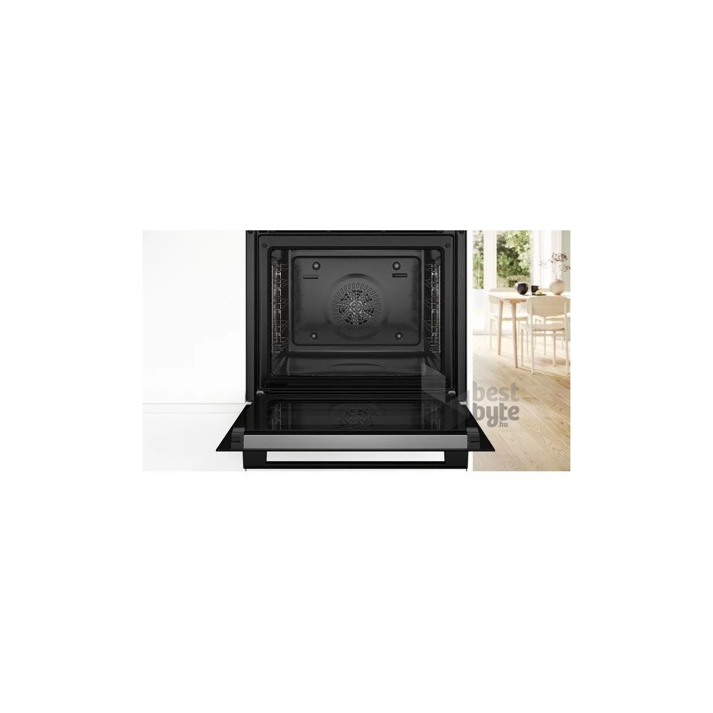 Bosch HQA574BB3 fekete, beépíthető, sütőtér: 71L, grill, légkeverés, sütő