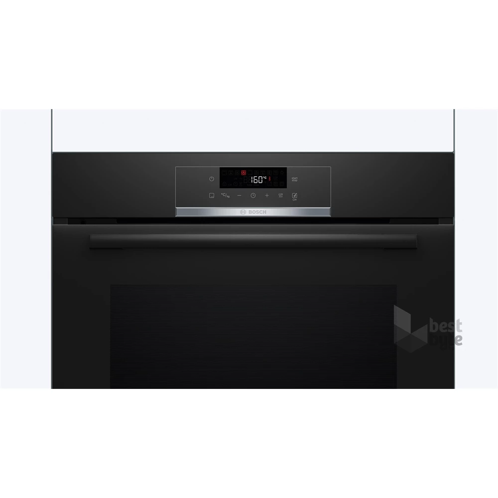 Bosch HQG572EB3 fekete, beépíthető, sütőtér: 71L, grill, légkeverés, sütő