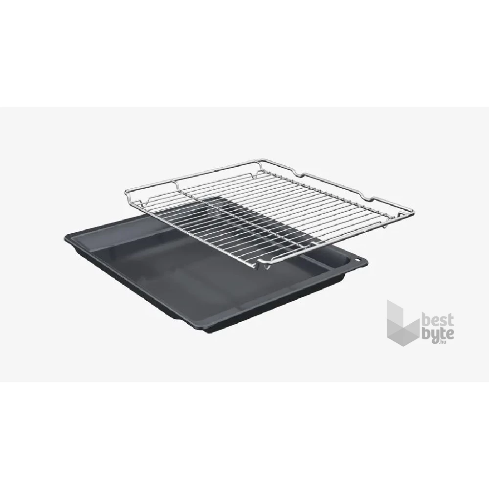 Bosch HQG572EB3 fekete, beépíthető, sütőtér: 71L, grill, légkeverés, sütő
