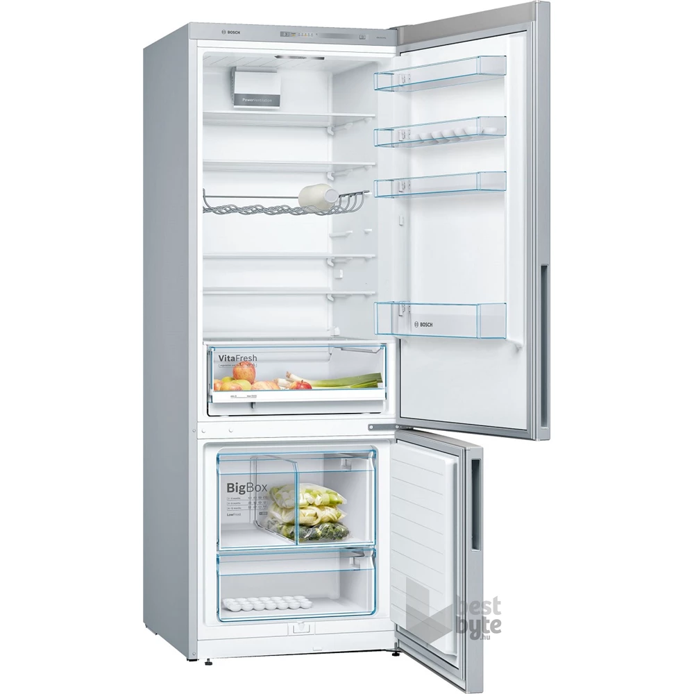 Bosch KGV58VL31S alulfagyasztós hűtőszekrény